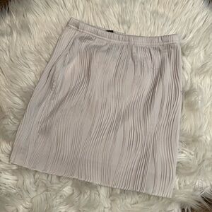 SHEIN Pleated White Mini Skirt Size XXS